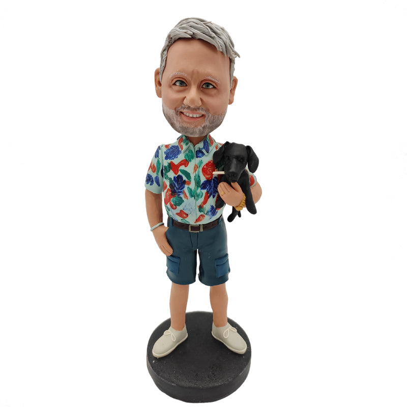 Leisure Fashion Holding Pets Custom Bobblehead