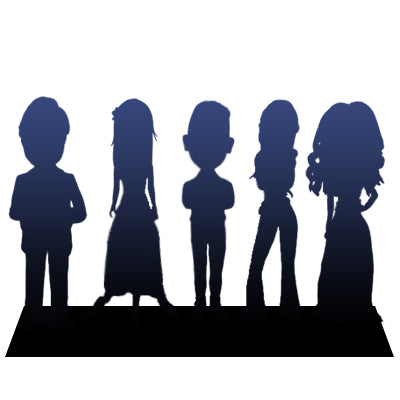 Fully Customizable 5 person Custom Bobblehead