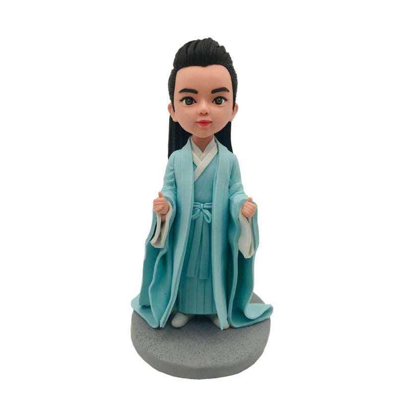 Bobblehead tersuai kuno Hanfu