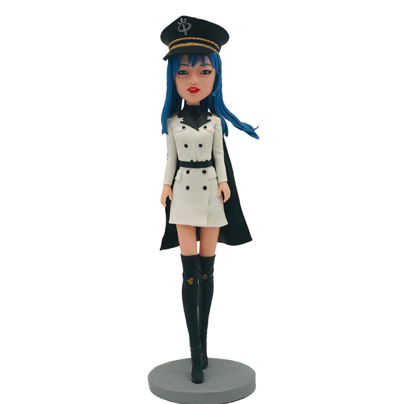 Anime gaya tentera laut Lady Custom Bobblehead