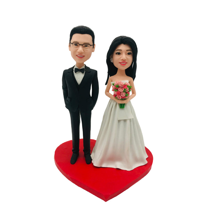 Wedding With Love Custom Bobblehead